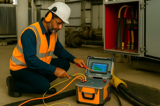 Essai de câble VLF Tunisie